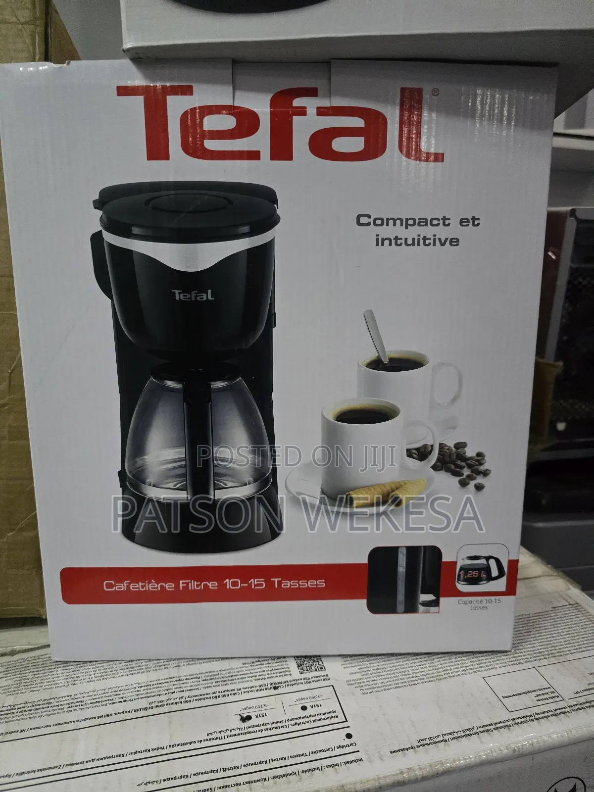 Tefal Filter Coffee Machine 10-15 Cups