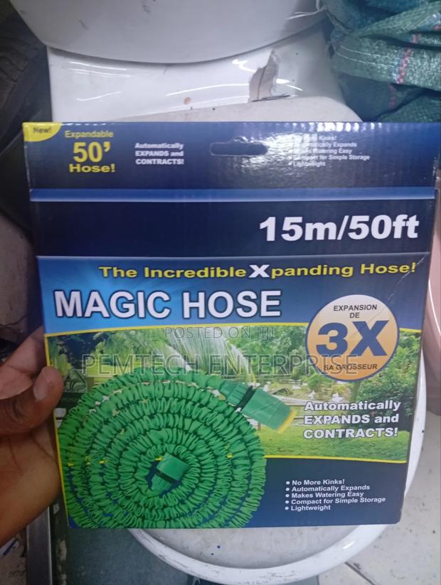 3 X Expandable Garden Hose Pipe With Spray Gun - thumbnail 2