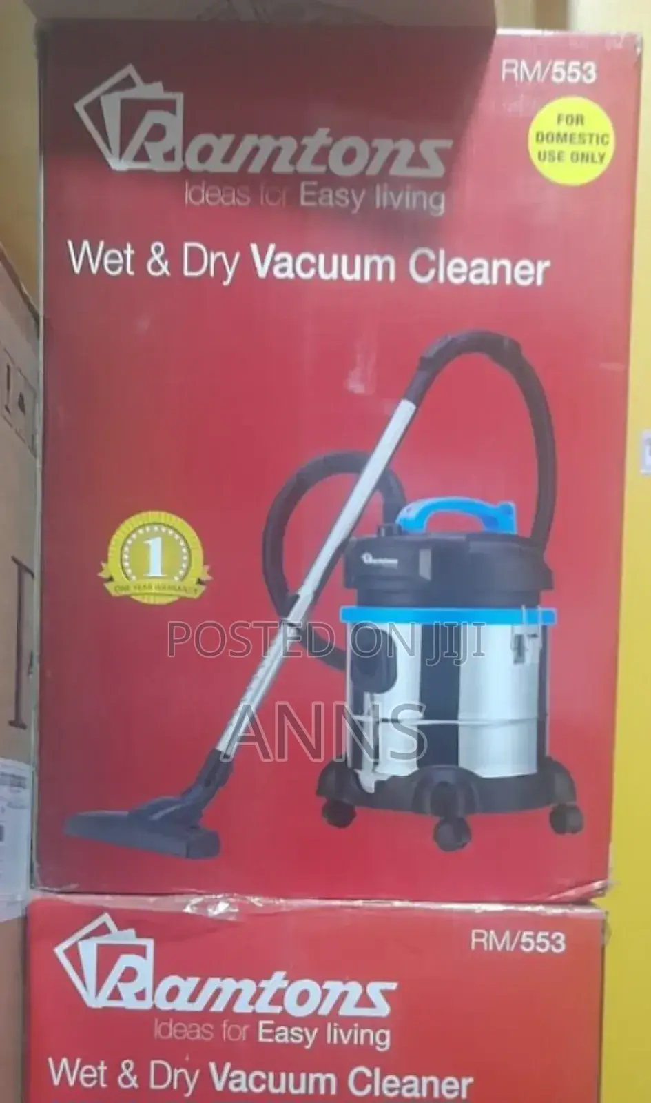 Ramtons Wet and Dry 21L Vacuum Cleaner
