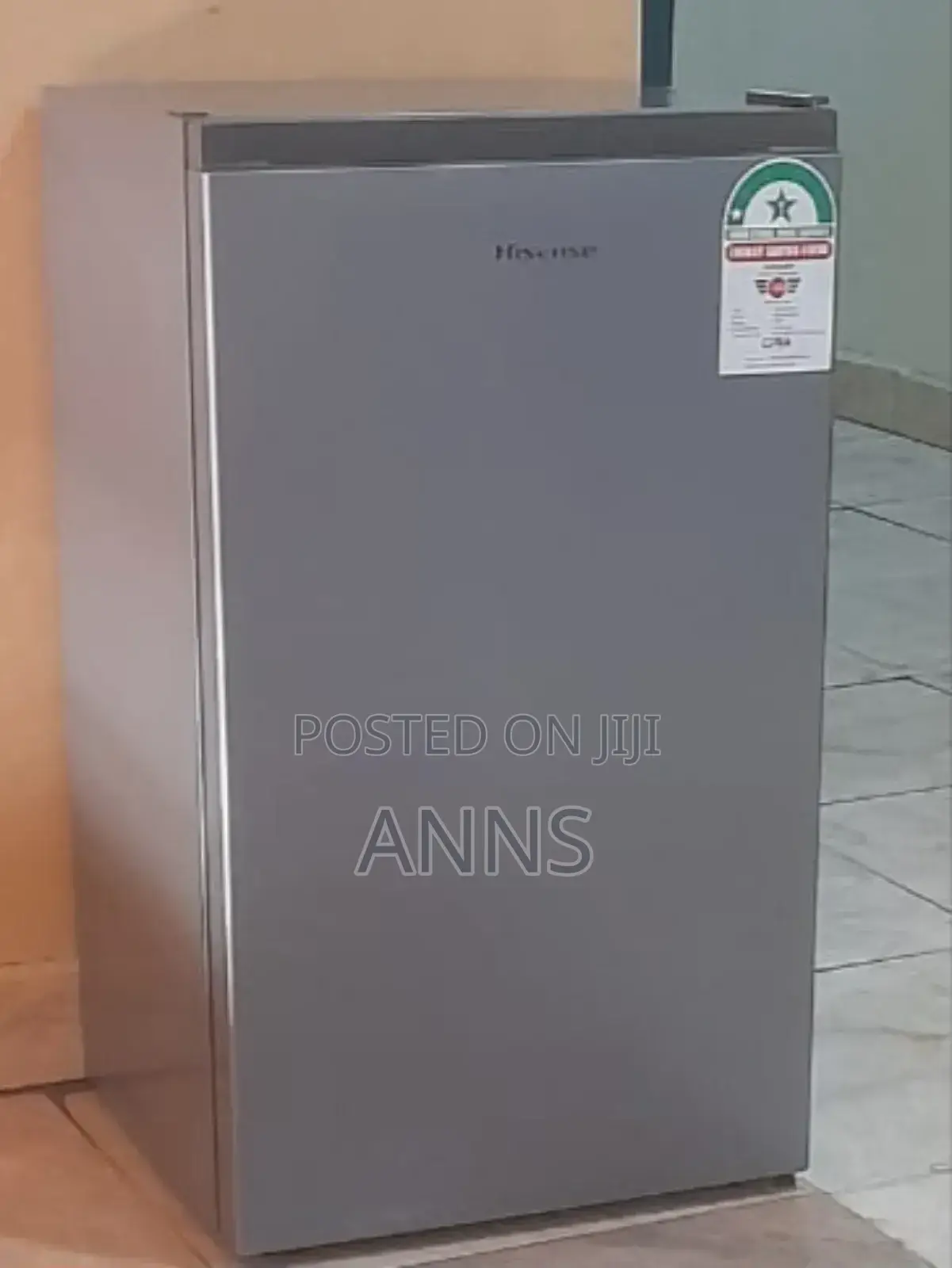 Hisense 94litres Silver Single Door Refrigerator