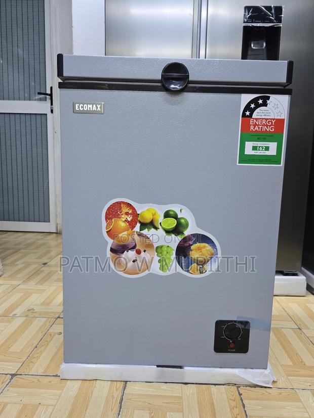 Chest Freezer 109L L Ecomax 109L Deep Freezer Grey