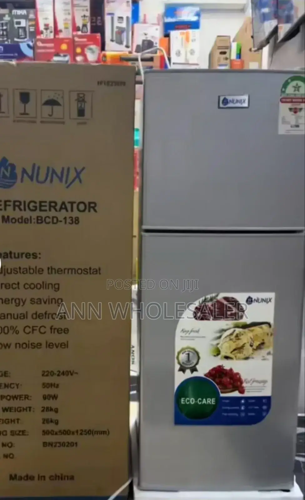 Nunix 138 Liters Fridge