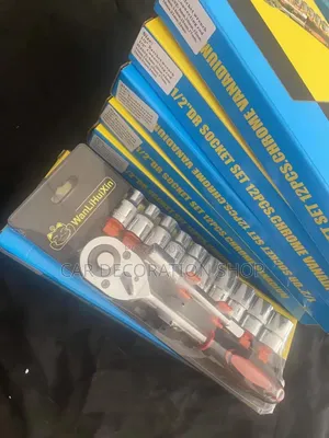 1/2' Ratchet Socket Set With Extension for Home/Mechanic Use