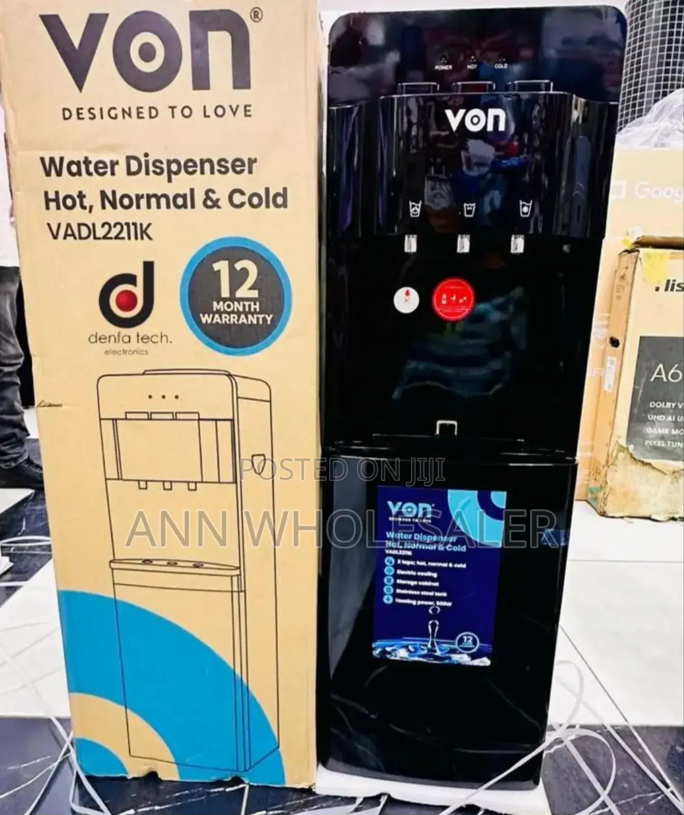 Von 3 Taps Water Dispenser