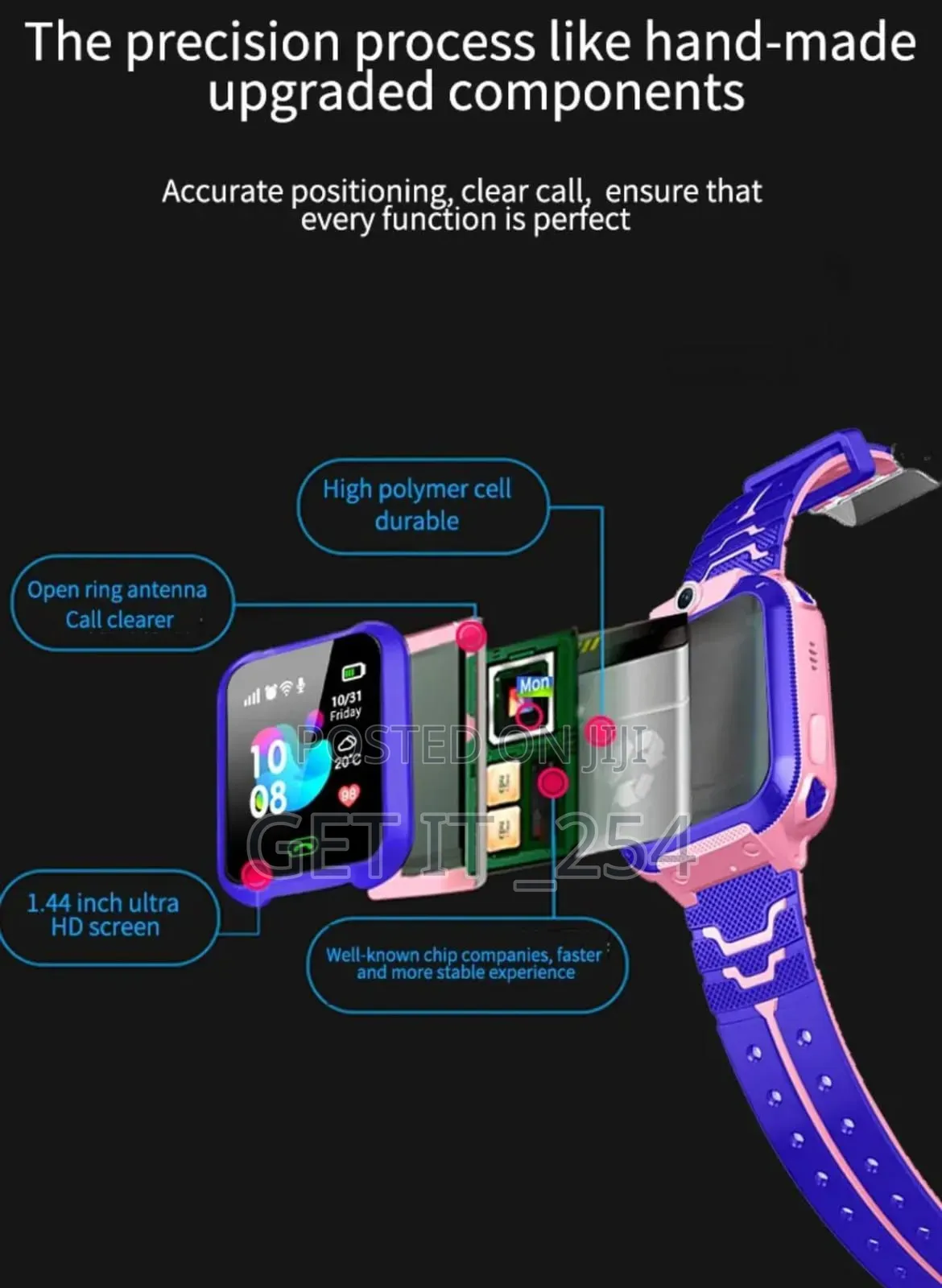 *Kids Smart Watch With SIM Card Slot