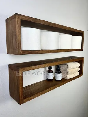 Rustic Floating Shelves