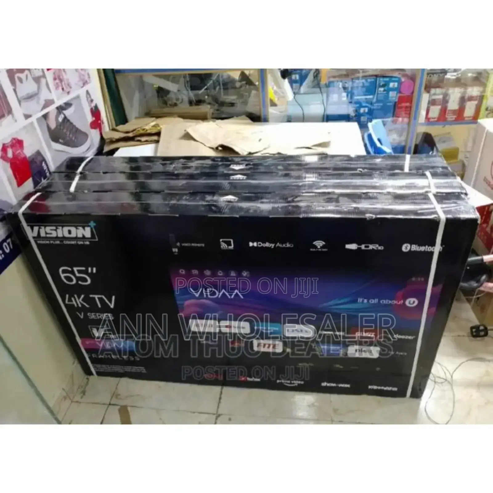 Restocked Vision 65inch 65inch. At Smart Vidaa