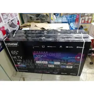 Restocked Vision 65inch 65inch. At Smart Vidaa