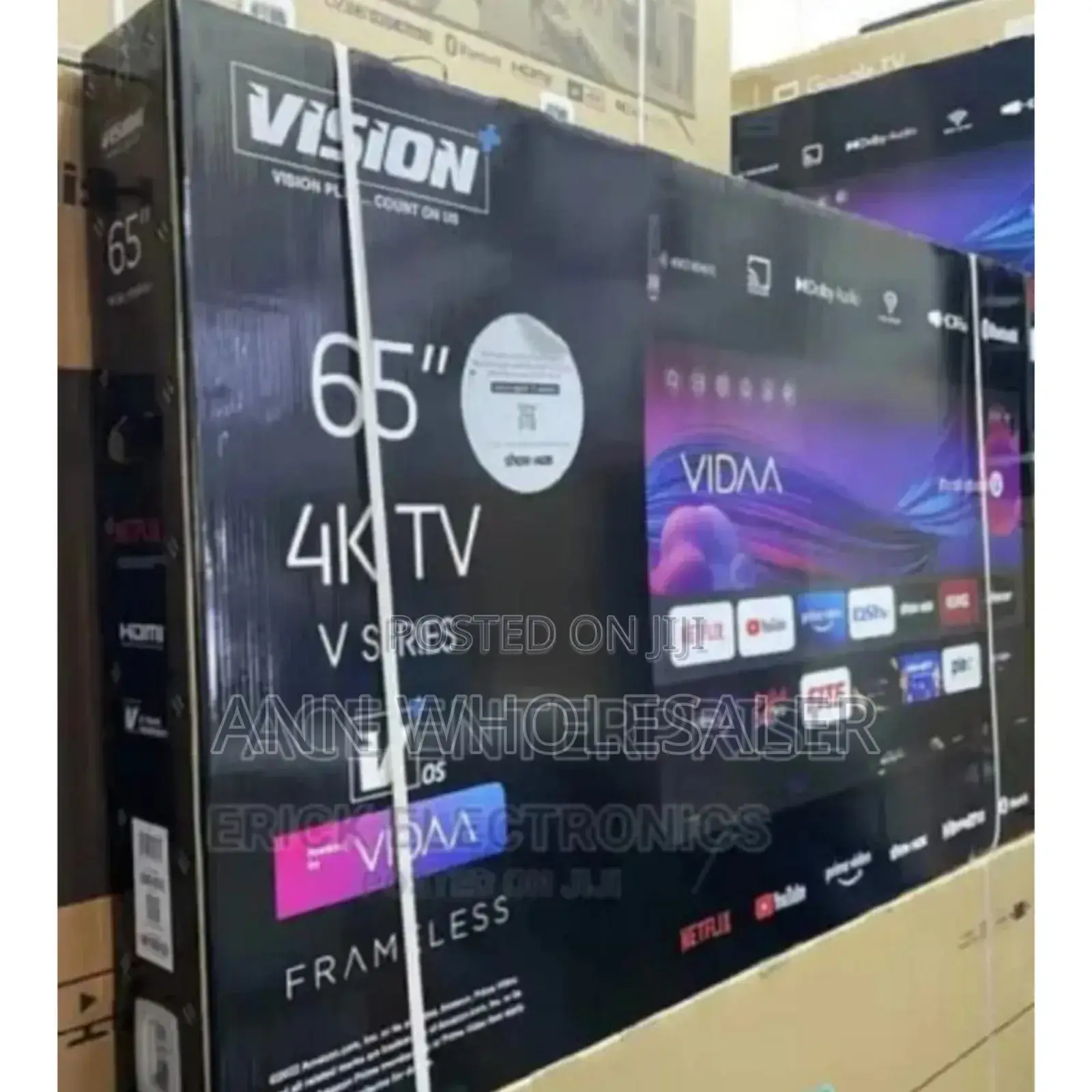High Quality Vision Size 65inches Adroind Tv