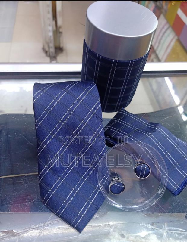 Checked Executive Tie Sets - thumbnail 4