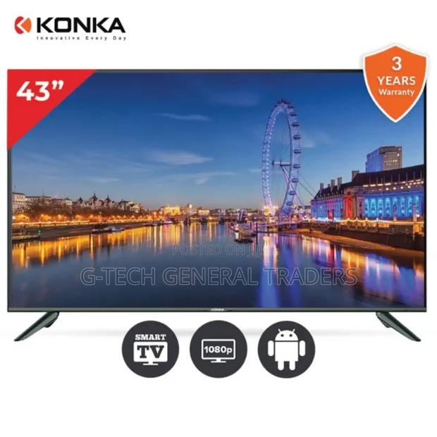 Konka 43inch Smart Android Frameless Led Tv,Netflix, Youtube - thumbnail 3