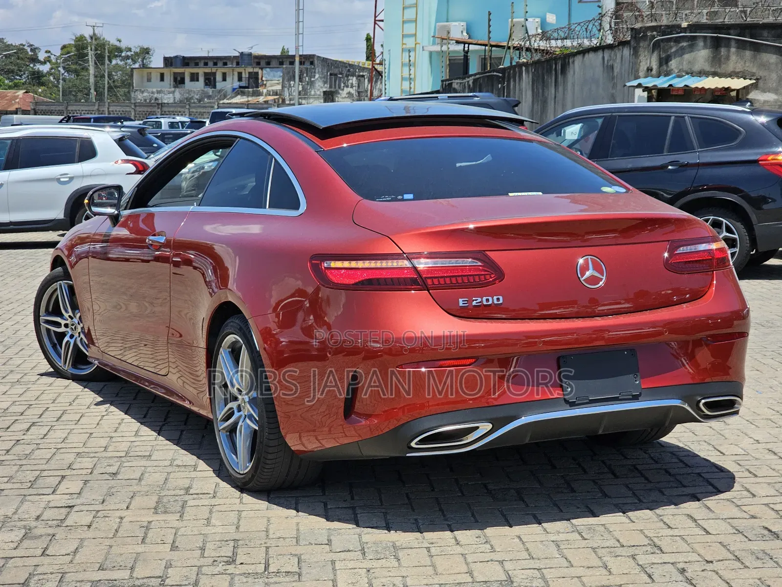 Mercedes-Benz E200 2018 Red