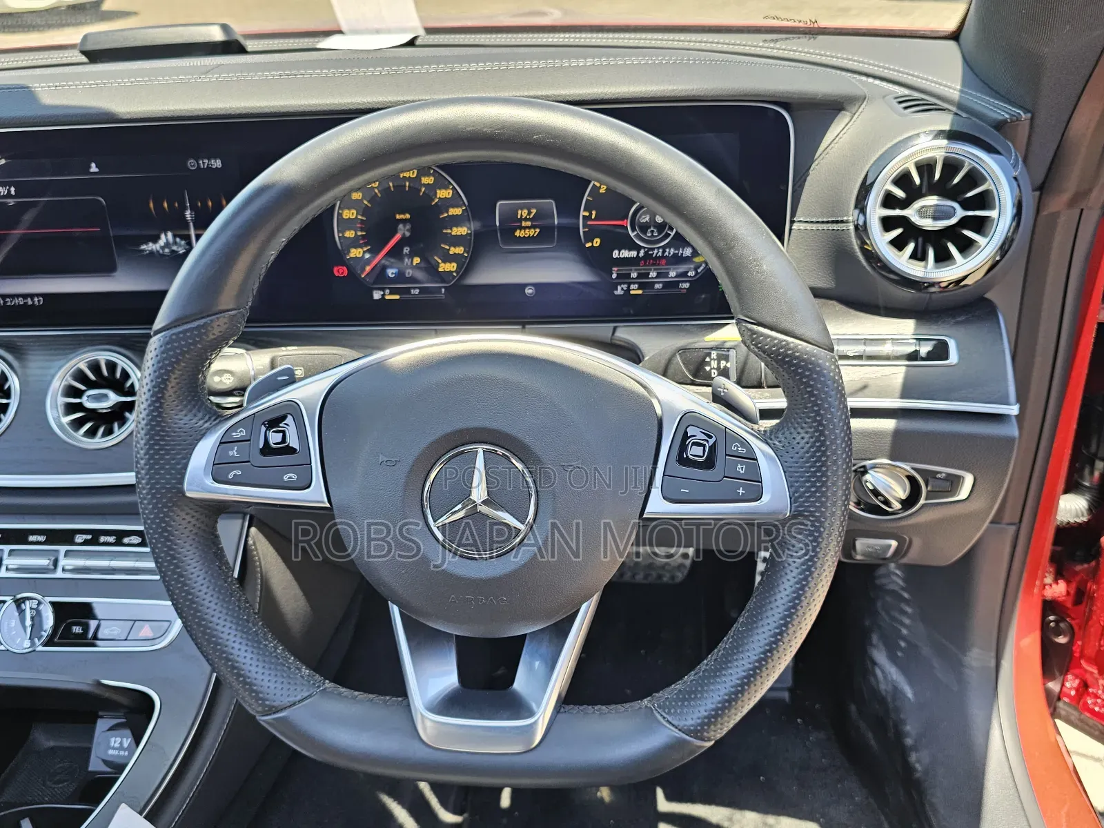 Mercedes-Benz E200 2018 Red