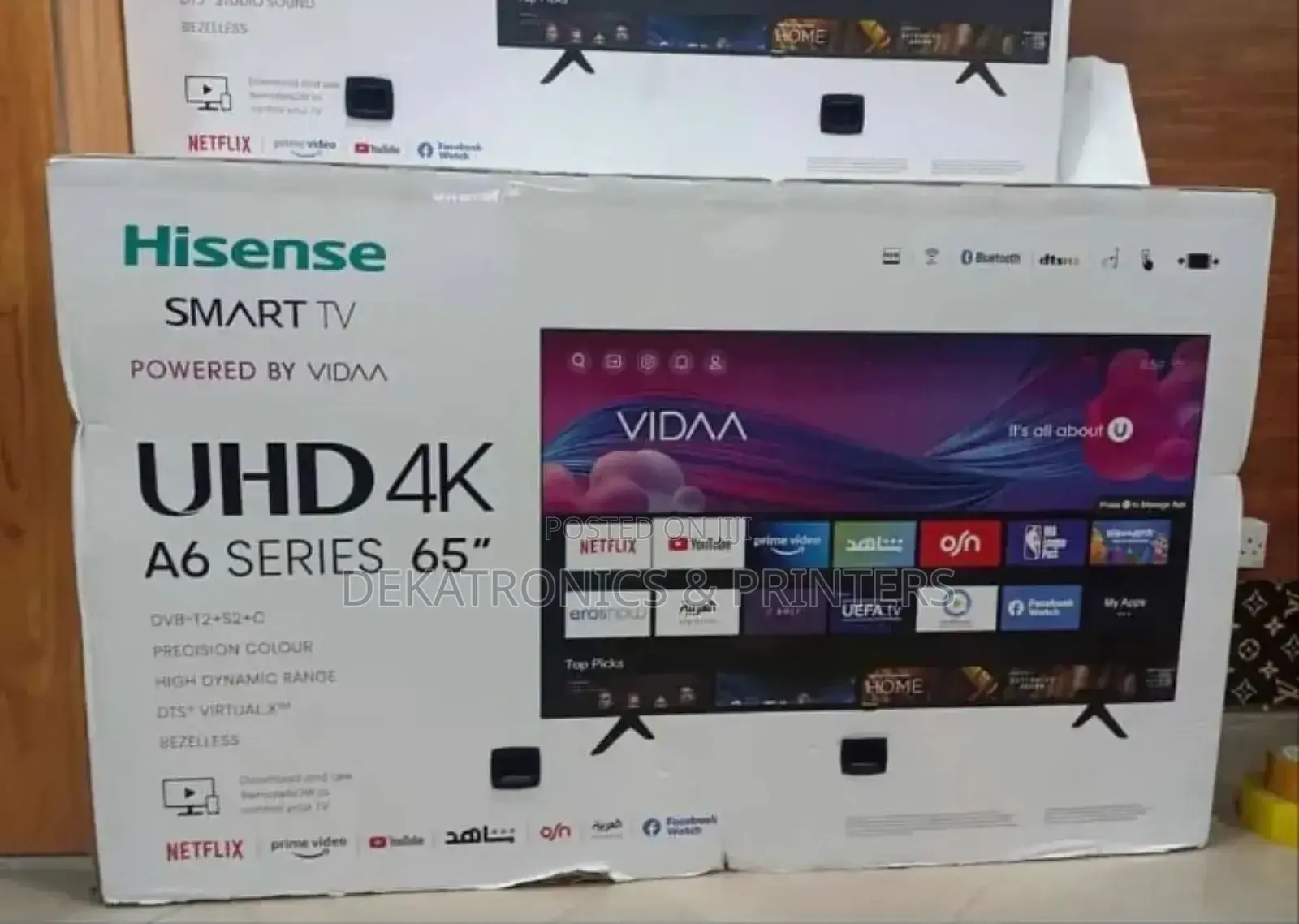 Hisense 65" Inch Smart Uhd Frameless Tv 2025 Model