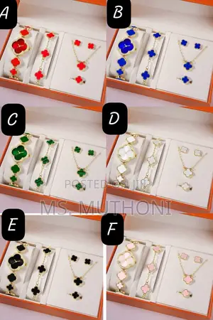 Elegant 6 in 4 Leaf Clover Ladies Gift Set*