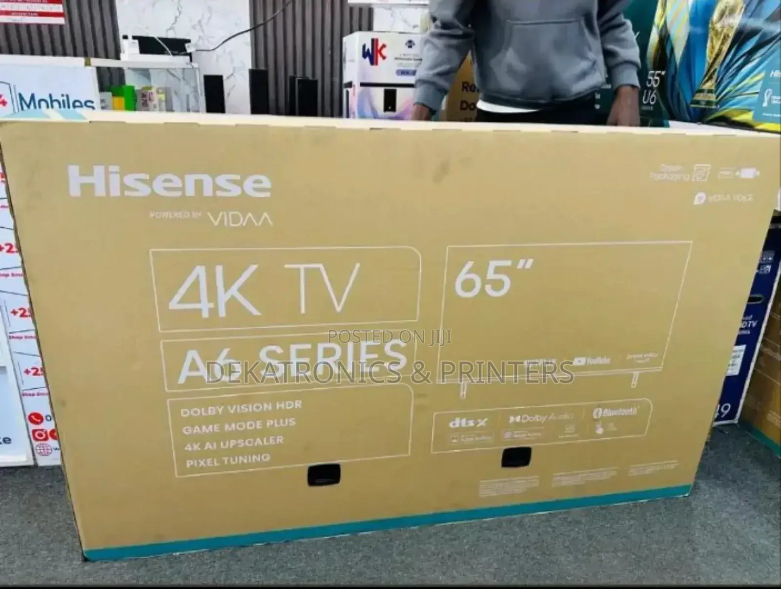 Hisense 65′′ Inch 65a6k Vidaa Smart Uhd Tv 2024