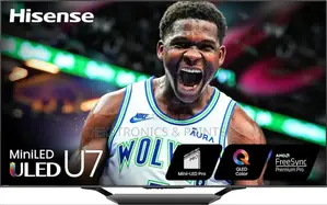 Hisense 75" Inch Smart Mini Uled Frameless Tv (U7n)