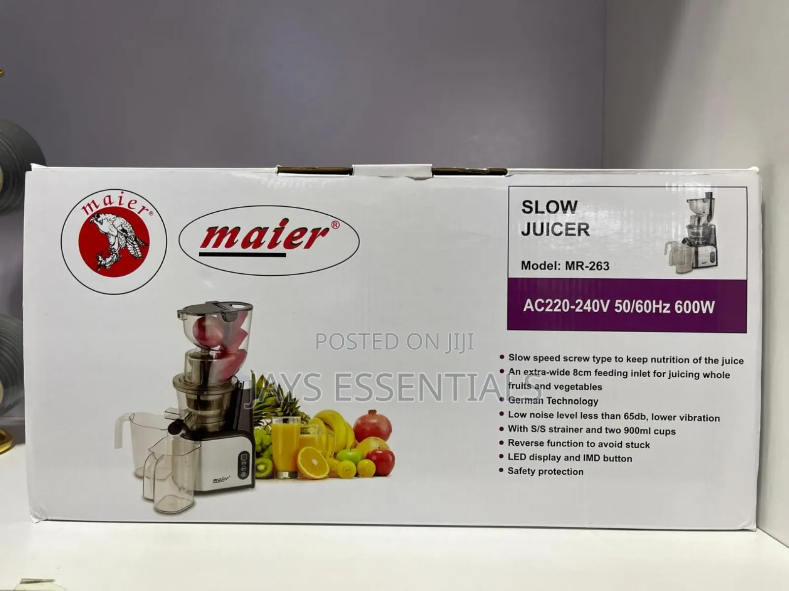 600w Maier Slow Juicer