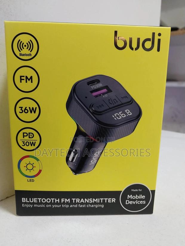 Budi Car Charger Mp3 Bluetooth Car Modulator - thumbnail 2