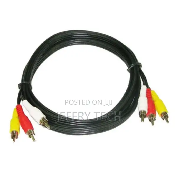5 Meter) 3-Rca Composite Audio Video a/v Cable for TV DVD V
