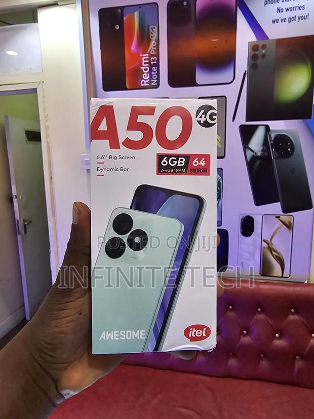 New Itel A50 128 GB Black - main view