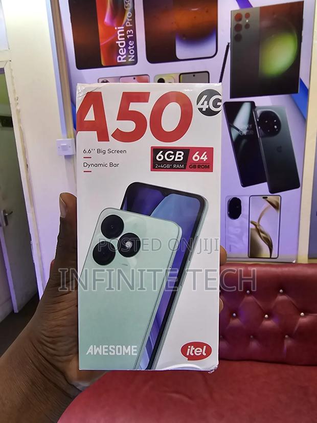New Itel A50 128 GB Black - thumbnail 3