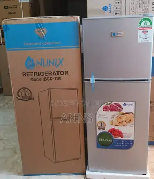 Nunix 210litres Fridge Double Door