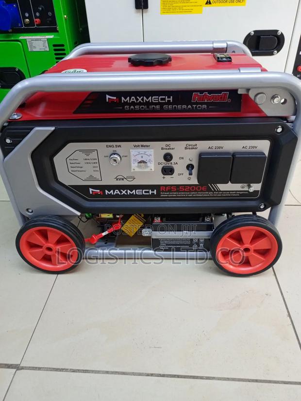 Maxmech 3.8kva 7.5hp Keystart Petrol Generator Japan
