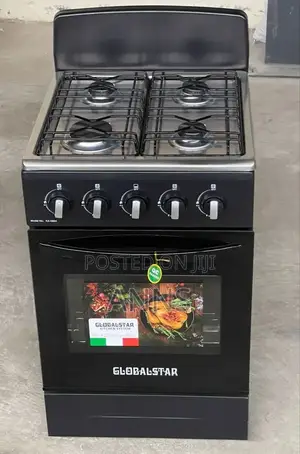 Standing Cooker 3+1 Black Stainless