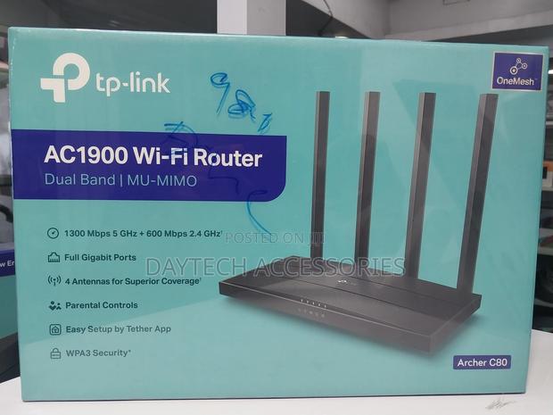 Tp-Link Archer C80 Ac1900 Wireless Mu-Mimo Wi-Fi 5 Router