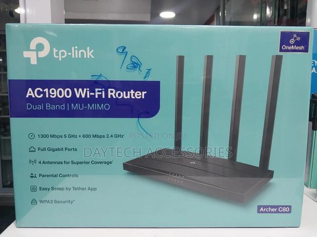 Tp-Link Archer C80 Ac1900 Wireless Mu-Mimo Wi-Fi 5 Router - thumbnail 2
