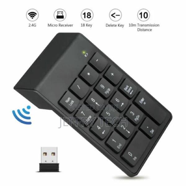USB Wireless Number Pad Numpad Numeric Keypad Number Keyboar