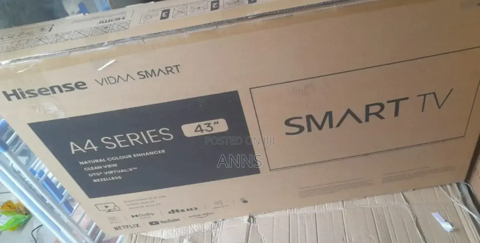 Hisense 43" A4 Series Smart Vidaa Television