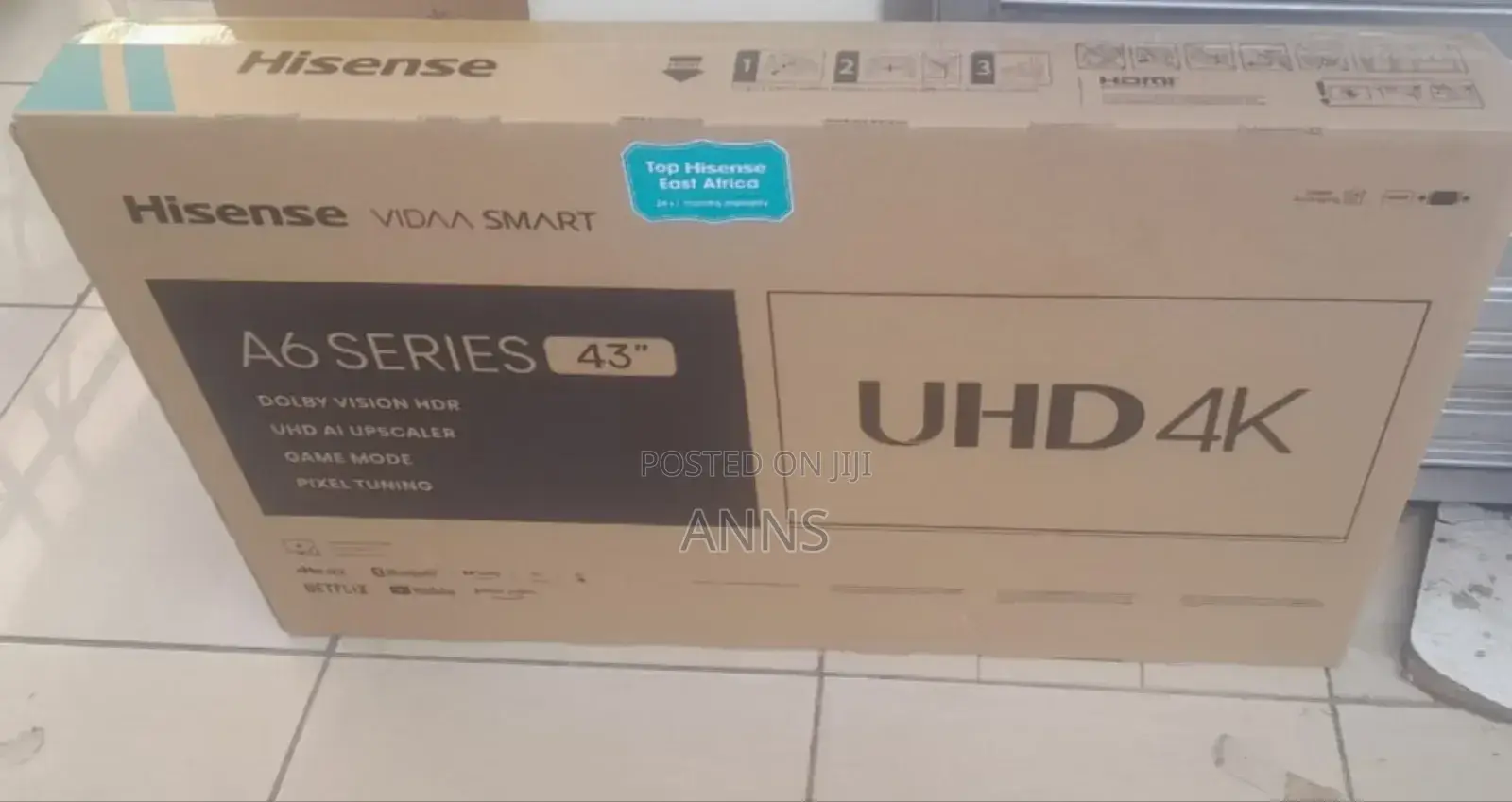 Hisense 43" Vidaa A6 Series UHD Best Television