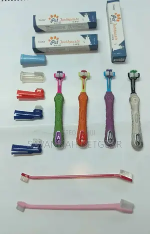 Pet Dog Toothbrush, Triple Head Toothbrush Pet Dental Care