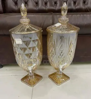5 Litres Clear and Gold Beverage Dispenser/ Juice Dispenser*
