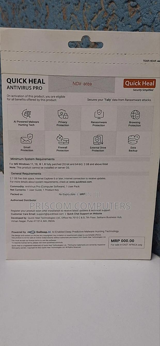 Quick Heal | Antivirus Pro Latest Version 3 User 1 Year - thumbnail 5