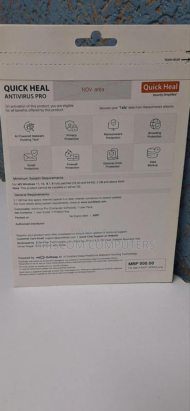 Quick Heal | Antivirus Pro Latest Version 3 User 1 Year - thumbnail 6