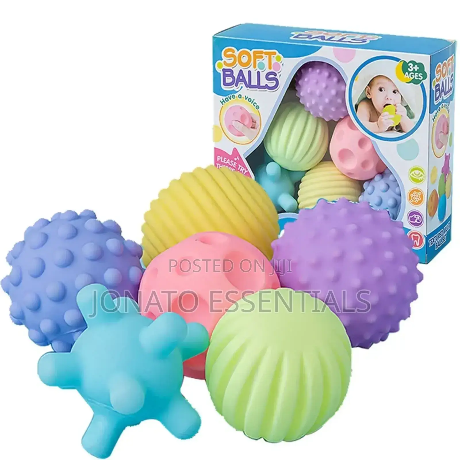 6 Piece Sensory Balls Set
