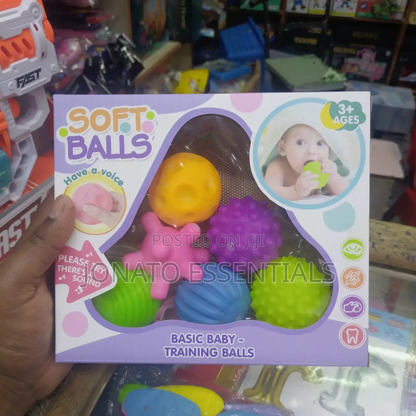6 Piece Sensory Balls Set