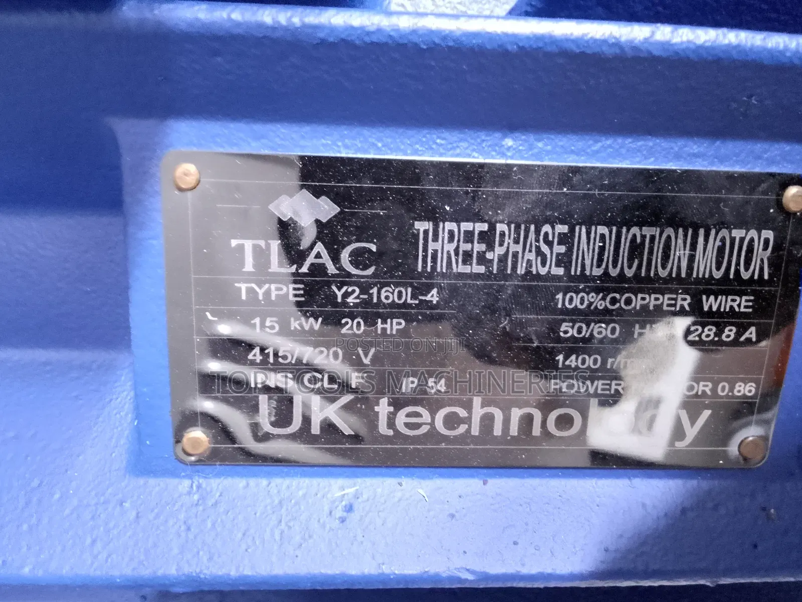 Tlac 20 Hp 15kw Three Phase Electric Motor Low Speed.