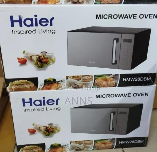 Haier 28L Silver Digital Microwave