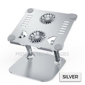 Portable Adjustable Laptop Stand With 2 Cooling Fan - thumbnail 2