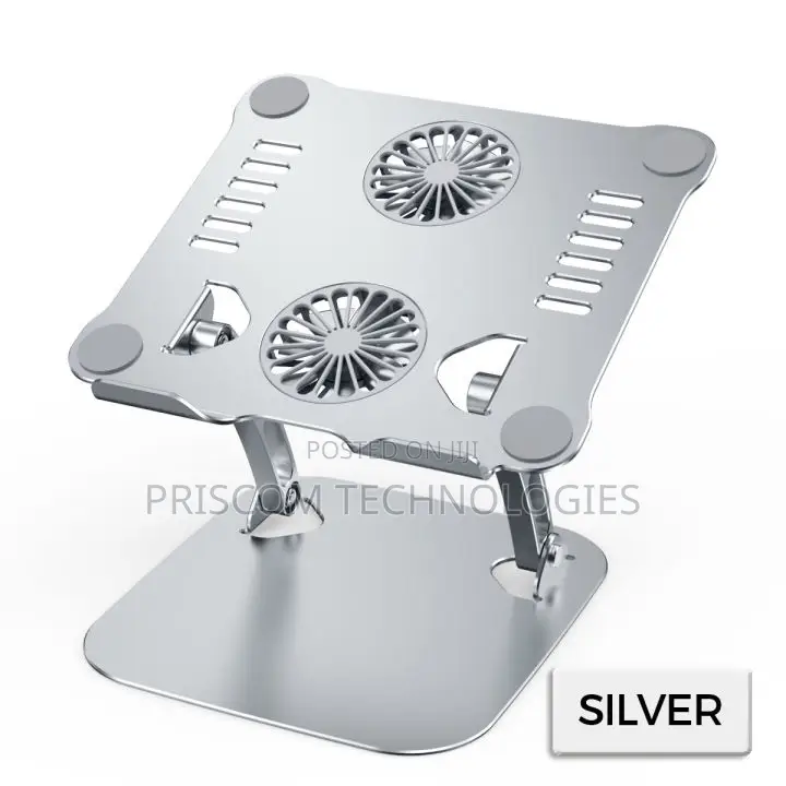 Portable Adjustable Laptop Stand With 2 Cooling Fan