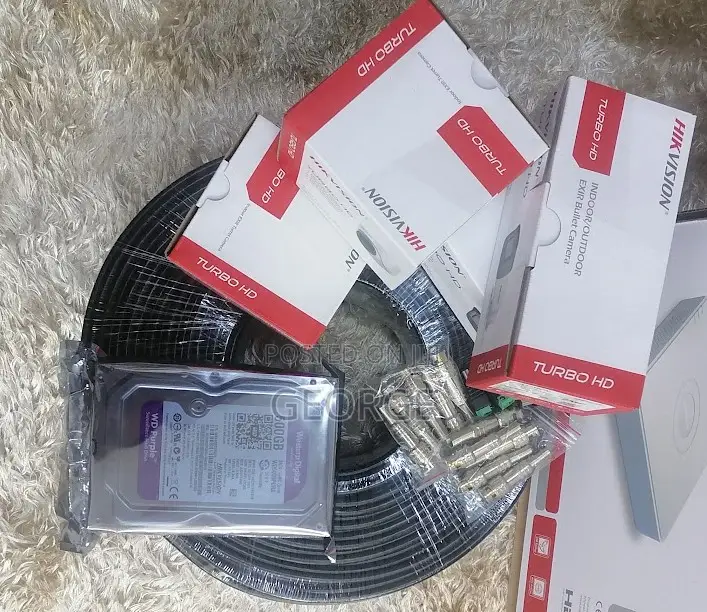 HOT SALE Hikvision 4 CCTV Camera Full Kit 1.3MP