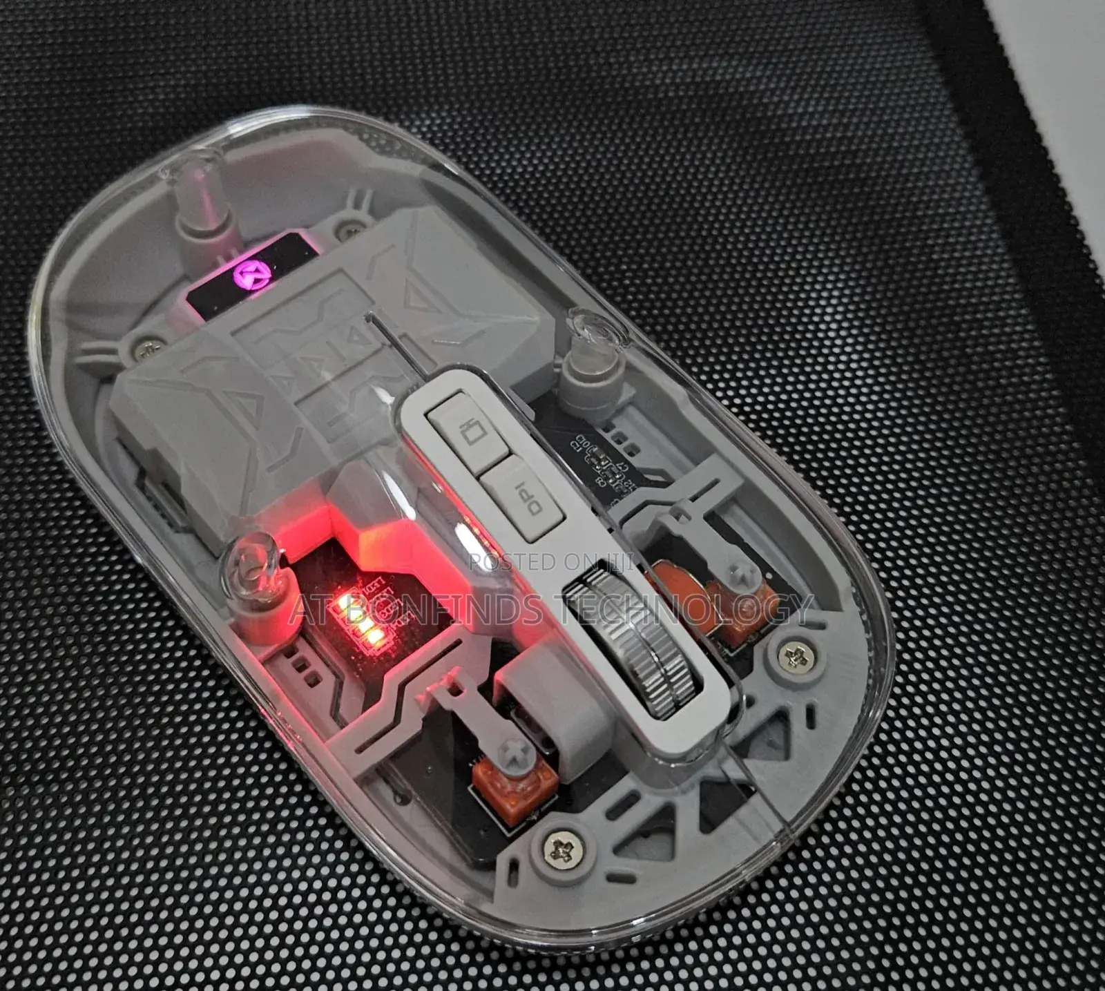 Transparent Rechargeable Bluetooth Mouse