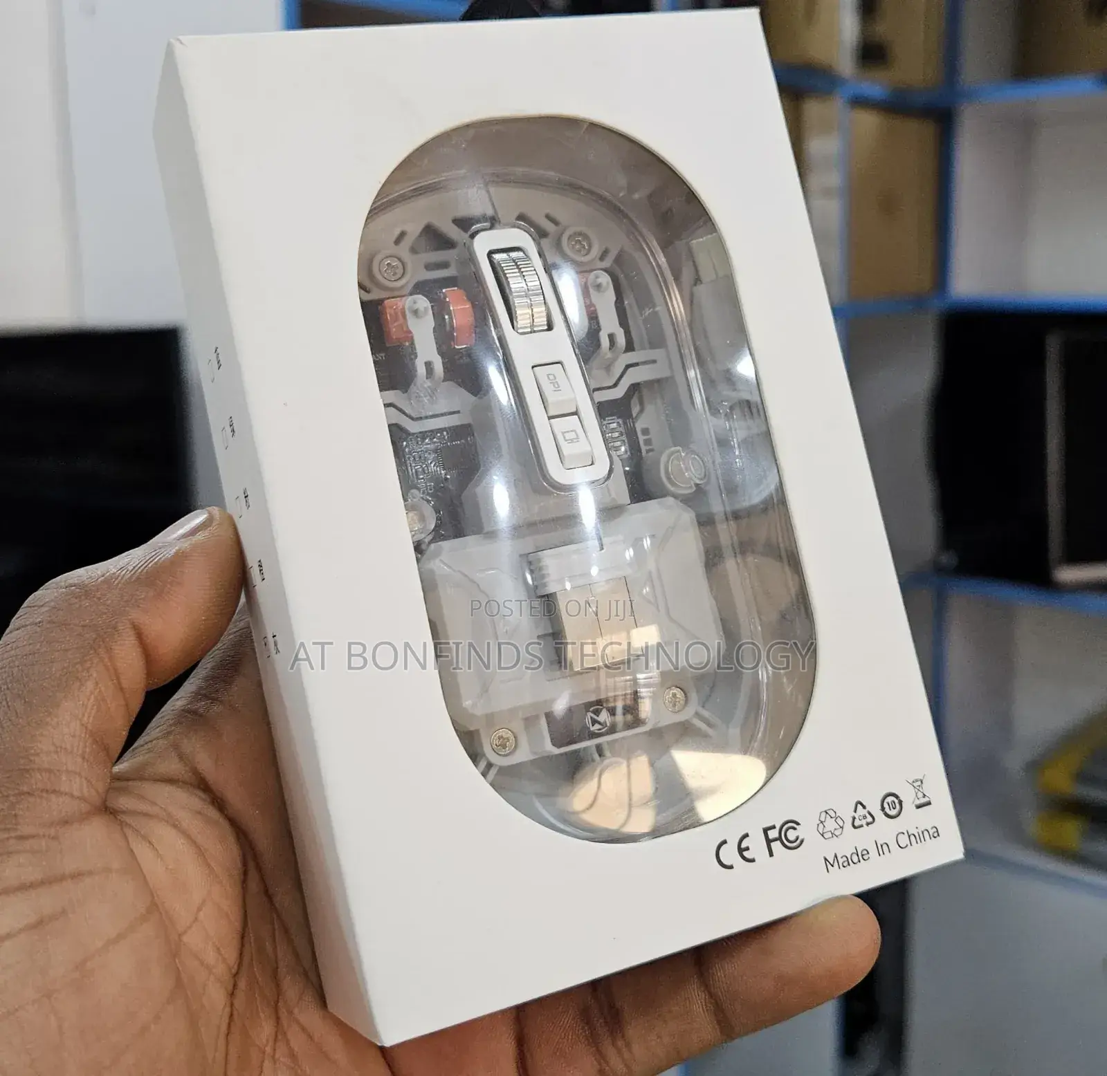 Transparent Rechargeable Bluetooth Mouse