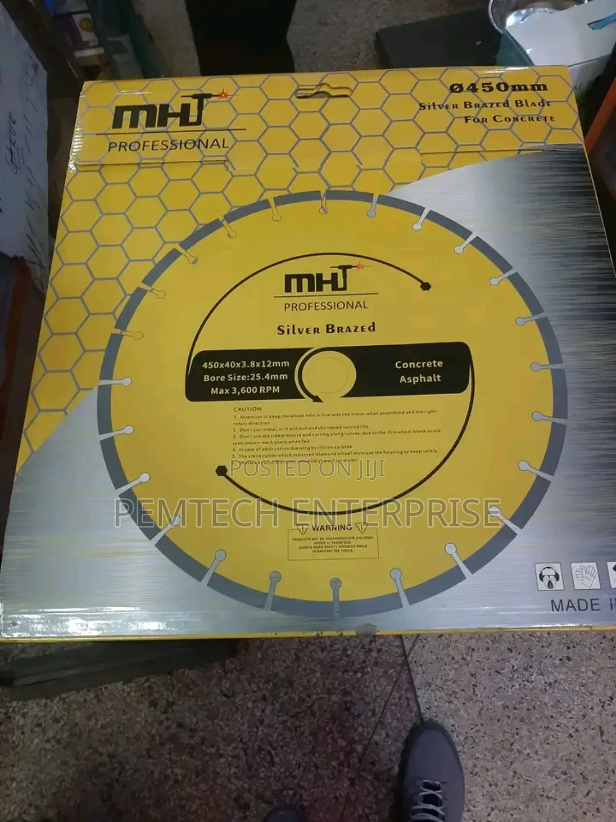 18" Diamond Cutting Disc