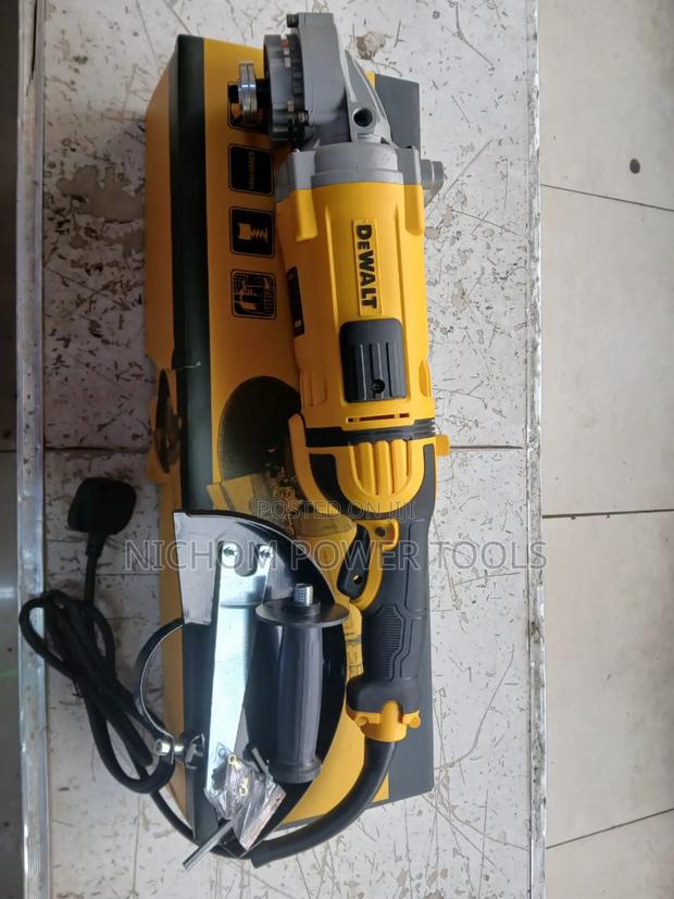 Heavy Duty 9" Dewalt Angle Grinder With Accessories - thumbnail 2