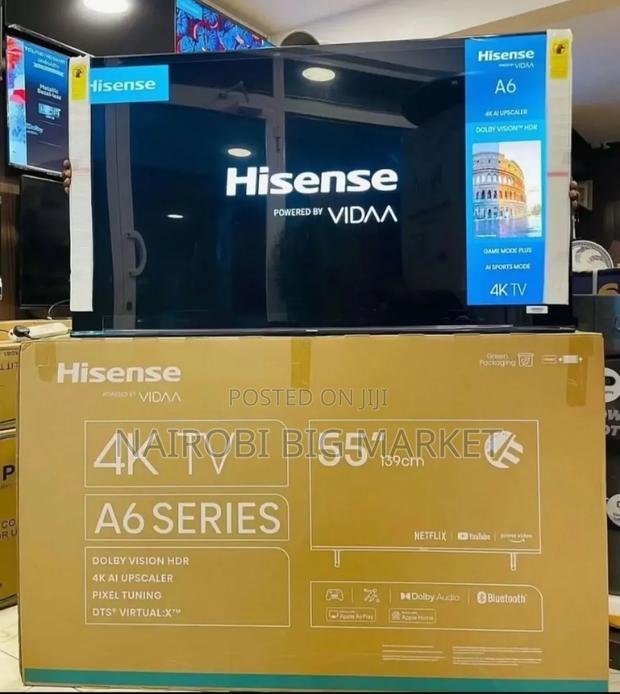 Frameless 55 Inches Hisense Tv Android - main view
